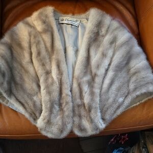 Luxurious Mink Fur Shawl
